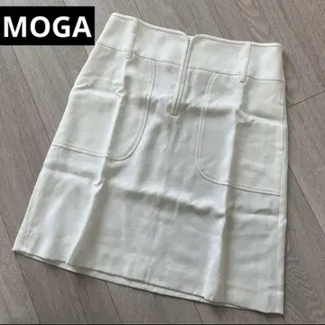 모가 화이트 스커트 사이즈 4 일본제