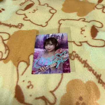 마루피 친필 사인 포함 브로마이드
