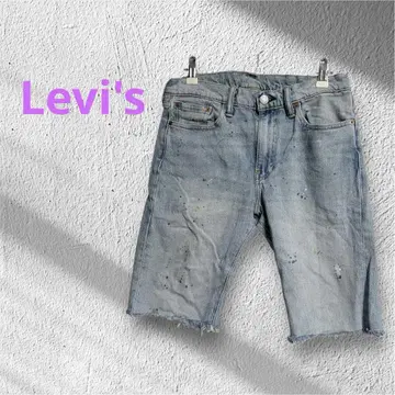 Levi's 라이트 블루 숏 팬츠 데님 남성/여성