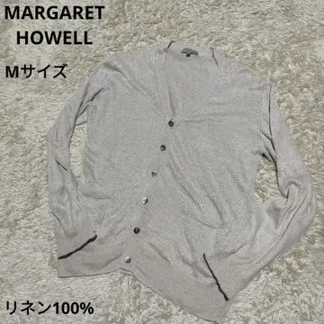 MARGARET HOWELL 린넨 100% 가디건 남성용 M 사이즈