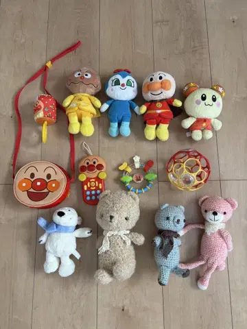 호빵맨 봉제 인형 등 다양한 세트
