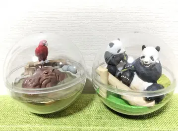 어드벤처 월드 카프리움 팬더 하마 피규어 세트