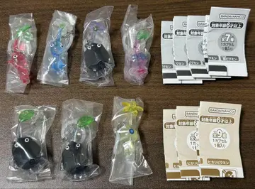 피크민 메지루시 액세서리 1 2 빨강 파랑 바위 깃털 이슬이(히카리)