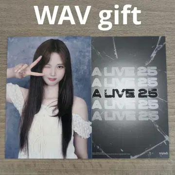 tripleS ALIVE25 WAV gift 혜택 카드 지우