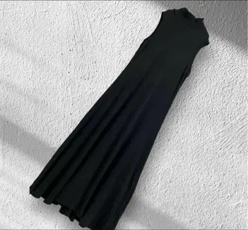 빅 사이즈! 랄프 로렌 썸머 맥시 길이 원피스 A 라인 블랙 X L