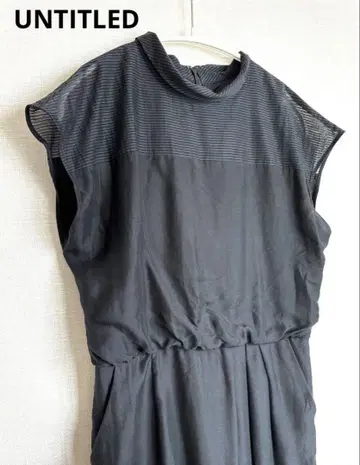 UNTITLED 언타이틀 프렌치 슬리브 시어 원피스 타이트
