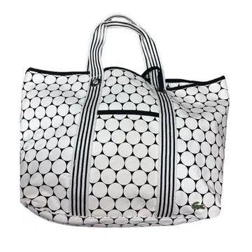 Lacoste 도트 무늬 토트백