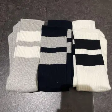 미사용 네이버후드 네이버후드 삭스 3켤레 하이삭스