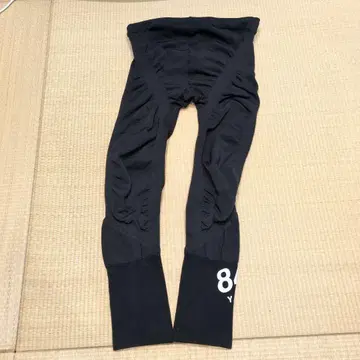 846 YAJIRO 슬림 핏 레깅스 블랙