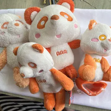 AAA 니시지마 타카히로 니시시 팬더 봉제 인형 4개 묶음 판매