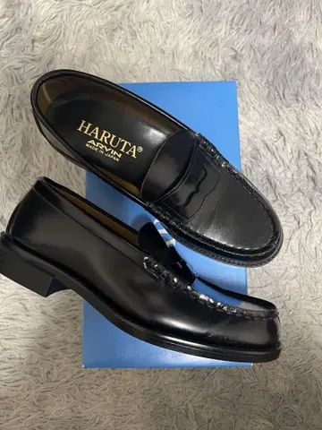 HARUTA 블랙 로퍼