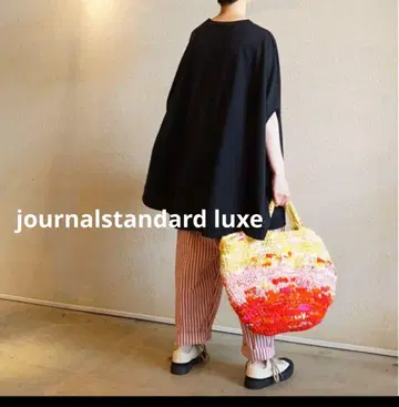 저널 스탠다드 럭스 클래식 텐지쿠 판초 티셔츠 블랙