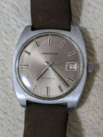 CARAVELLE 오토매틱 시계 실버
