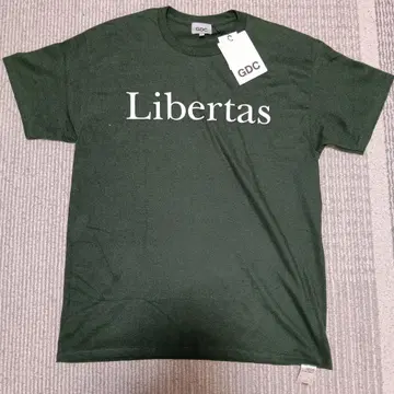 GDC Libertas 티셔츠 다크 그린 택 포함 새상품
