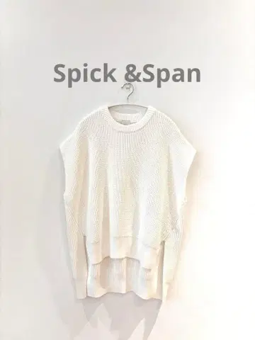 Spick & Span 스픽 앤 스팬 슬리브리스 니트 베스트