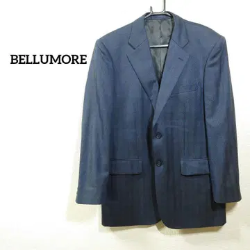 BELLUMORE 정장 자켓 겉옷 울 스트라이프 넉넉한