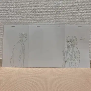 얇은 벚꽃 애니메이션 원화 세트