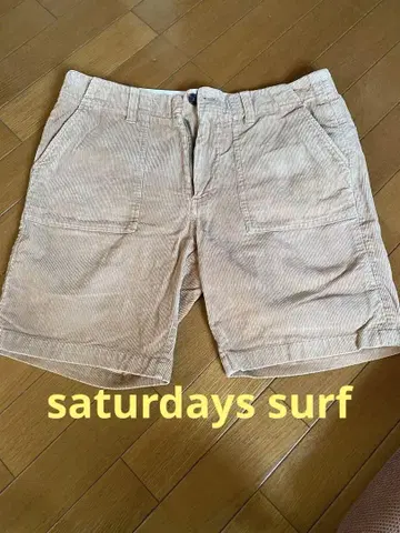 saturdays surf nyc 베이커 코듀로이 숏 팬츠 op