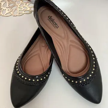 dakota 스터드 플랫 슈즈 블랙 36(24cm)