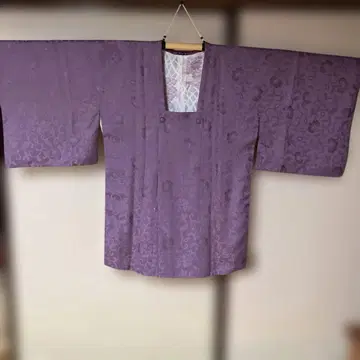 실크 보라색 꽃무늬 도행