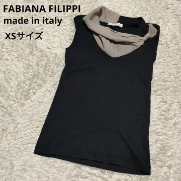 FABIANA FILIPPI 슬리브리스 하이넥 XS 사이즈