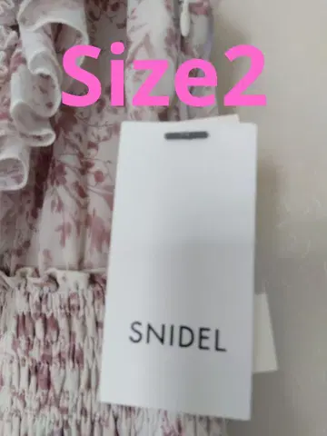 미사용 새상품 스나이델 롱 원피스