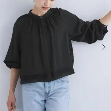 새상품 그린 라벨 커버 업 블라우스