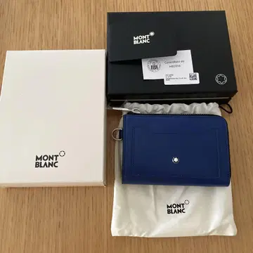 MONT BLANC 파랑 프래그먼트 케이스 카드 케이스 키 케이스