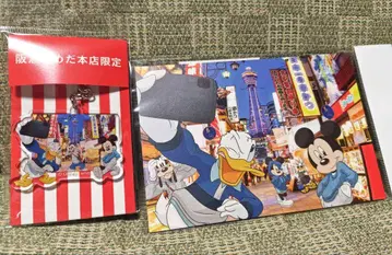 DISNEY THE MARKET 한큐 우메다 오사카 한정판 키링 엽서