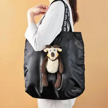 카르디 야기베 에코백 야기베 봉제 인형 에코백