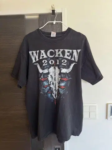 wacken2012 메탈 페스티벌 티셔츠 밴딩 티 구제 의류 데스 메탈