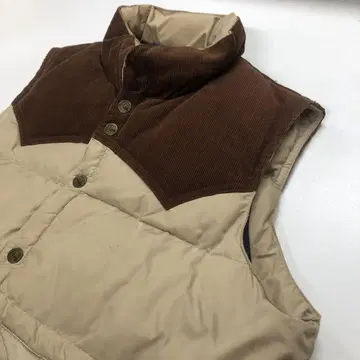 퀵실버 다운 베스트 베이지 남성용 M