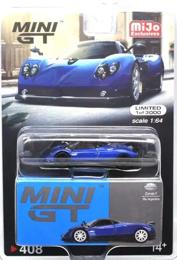 MINI GT 파가니 존다 F (아르헨티나 블루) 체이스 카