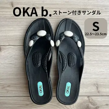 OKA b. 스톤 모노톤 샌들 S 22.5~23.5cm