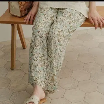 플라워 프린트 이지 팬츠 M * 어반 리서치 도어스