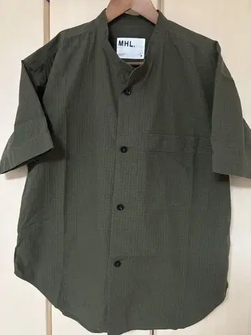 MHL. 반팔 셔츠 카키