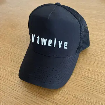 Vtwelve 블랙 메쉬 캡 V12