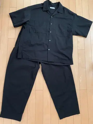 프릭스스토어 셋업 블랙 FREAKS STORE S 와이드 팬츠