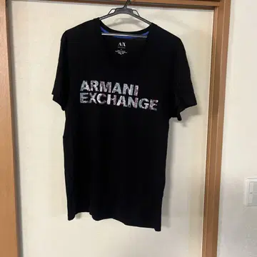 Armani Exchange 블랙 티셔츠 L