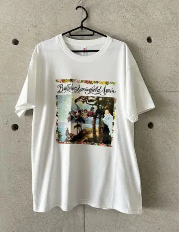 미사용품 Buffalo Springfield 닐 영 밴딩 티셔츠