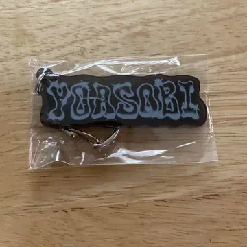 YOASOBI 로고 키링 블랙 가챠