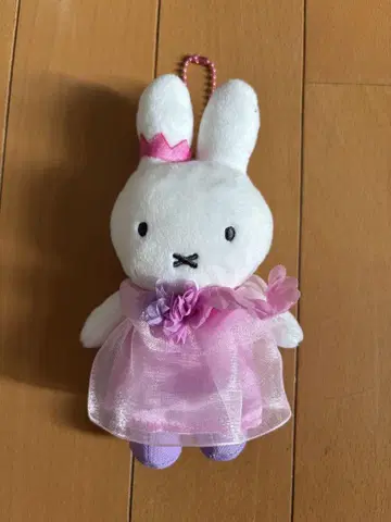 미피 봉제 인형 핑크 드레스