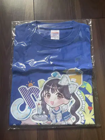 면모리 로와 최애 티셔츠 chuLa XL 파랑