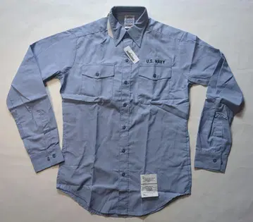 MADE IN USA NAVY 샴브레이 셔츠 DEAD STOCK