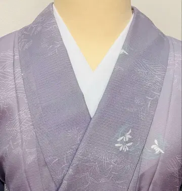 여름 기모노 명주 염색 패턴 꽃무늬 코몬 산비 히라쿠 봉제
