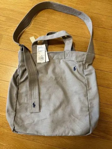 폴로 랄프 로렌 그레이 토트백