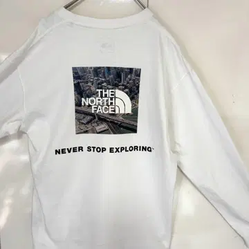THE NORTH FACE 긴팔 티셔츠 화이트