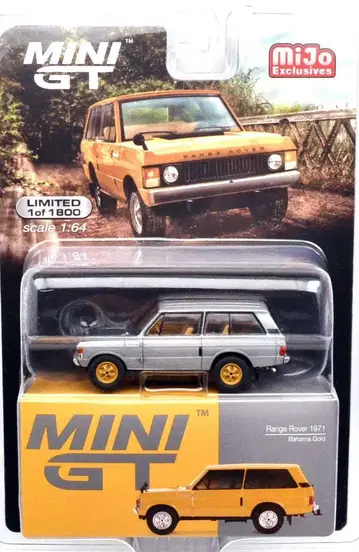 MINI GT 레인지 로버 1971 바하마 골드 체이스 카