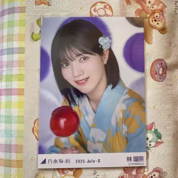 노기자카46 브로마이드 하야시 루나 2025 유카타 앉은 레어 포