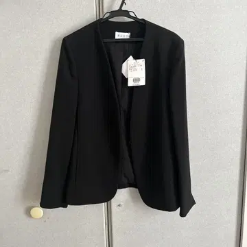 PLST 노카라 자켓 S 사이즈 블랙